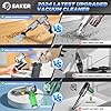 Saker Handheld Car Vacuum Portable Cordless17000PA Mini Vacuums Rechargeable Foldable Vacuum Cleaner with Brushless Motor for Home,Office Pet HL132 Black #3