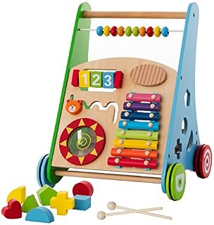 Baby Toys – Kids’ Activity Toy – Wooden Push and Pull Learning Walker