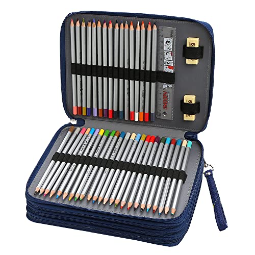 Image of 184 Slots Pencil Case Organizer w /Removal Handle Strap