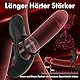 Penisringe Penis Vibrator, Silikon Penisring Sex Spielzeug für die Paare Extrem Sex, Pleasure Cockring mit Klitoris Stimulator Vibration für Frauen Erotik Sexspielzeuge für Männer Paar