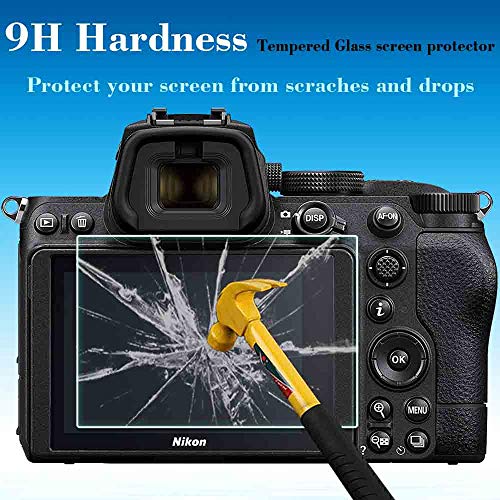 Z5 Screen Protector For Nikon Z 5 Z5 Mirrorless Digital Camera & Hot Shoe Cover,Ulbter 0.3Mm 9H Hardness Tempered Glass Saver Anti-Scrach Anti-Fingerprint Anti-Bubble Anti-Dust [2+3Pack] #TOP2