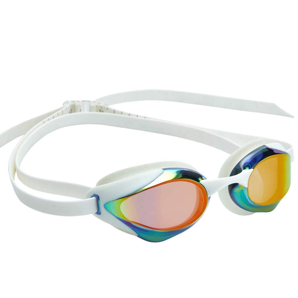 Occhialini da Nuoto Nessuna colatura Anti Fog, Vision Triathlon occhialini da Nuoto for Adulto Uomini Donne Gioventù Teens(3-Pack)