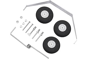 Hobbypark Aluminum Main Landing Gear Wheel Kit for Cessna 182 RC Airplane