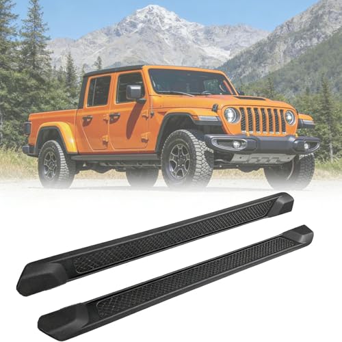 Estribos laterales negros para Jeep Gladiator JT 2020-2025 miniatura 1