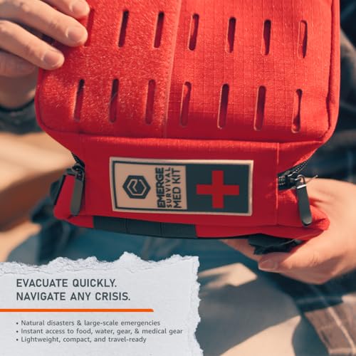 Evacuation Bag Kit – All‑in‑One Emergency Go‑Bag with Food, Water, First Aid, Tools & Survival Gear, Rugged Waterproof Backpack for Disaster Preparedness, Bug Out, Shelter‑in‑Place - Image 7