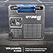 Hyundai 4000W / 4.0kW Portable Petrol Inverter Generator – Electric Start & Remote Keyfob, Wheel Kit, Quiet Closed-Case Design with Pure Sine Wave Output for Home Backup, Camping & Caravans