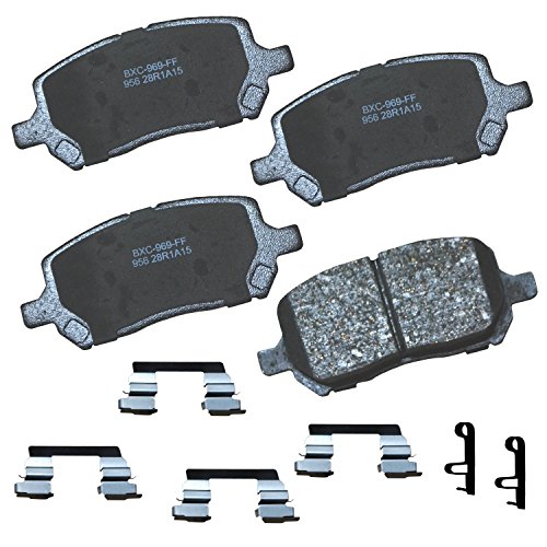 Image of Bendix Premium SBC956 Ceramic Front Brake Pads for Chevrolet Cobalt 2010-2005, Pontiac G4 2006-2005, G5 2010-2007, Pursuit 2006-2005, Saturn Ion 2007-2003