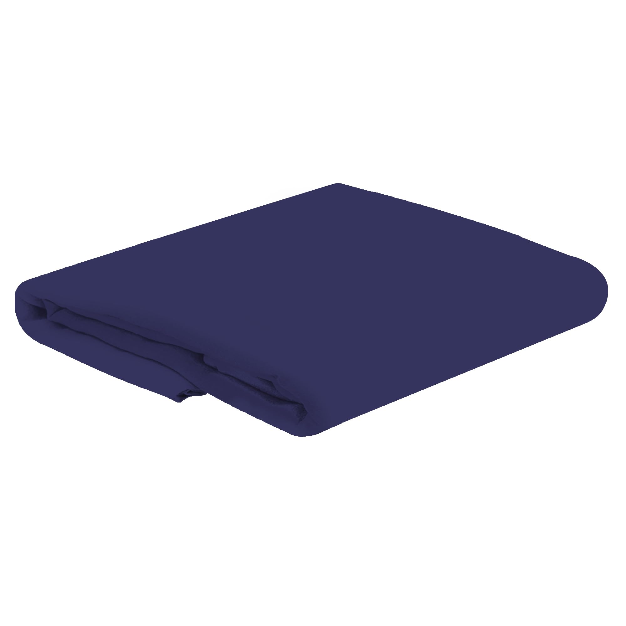 HOME ACE Navy Easy Iron Percale King Size Bed Flat Sheet, Kingsize Bed Cotton Flat Sheet, Kingsize Bedding Polycotton King Size Bed Sheet 100% Poly Cotton Top Sheets