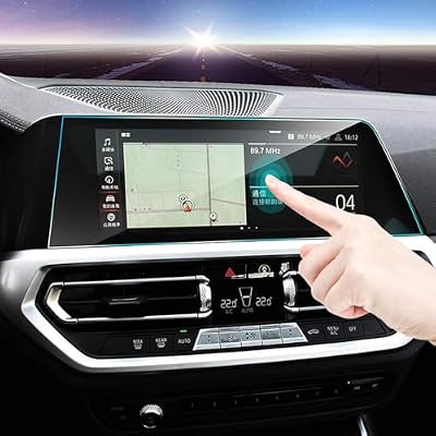 TTCR-II Compatible with BMW 3 Series Screen Protector 10.25-Inch 2019-2022, for 4 Series Touchscreen 2021-2023, Tempered Glass Touchscreen Flim for BMW G20 and G22