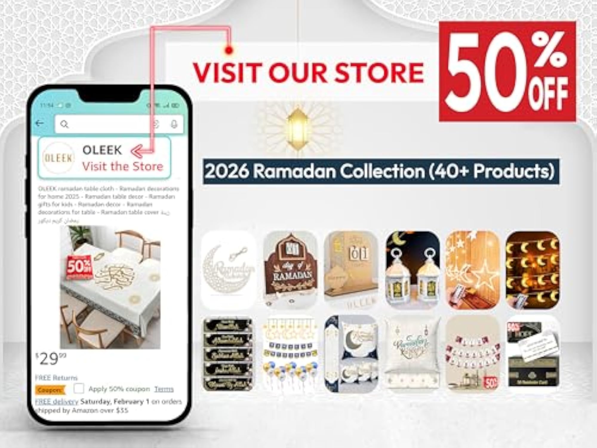 Ramadan Table Runner