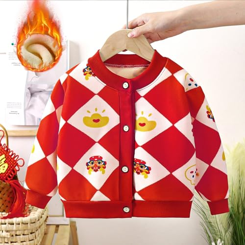 Kids Girls Pullover Sweater Knit Cardigan Long Sleeve Coat Toddler Heart Graphic Jacket Button Down Winter Clothes2