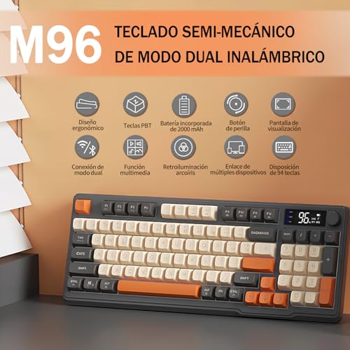 La Mejor Lista de Teclado y mouse inalambrico de esta semana. 12 Imagen adicional