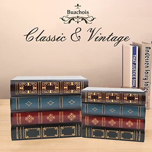 Miniatura 7 de Cajas De Libros Decorativas,Caja De Almacenamiento De Simulación Vintage,Caja De Caudales Camuflada,Libro Falsos Vintage De Estilo Europeo Para Decoración De Estantes Oficina Casa 15.9 20 Cm