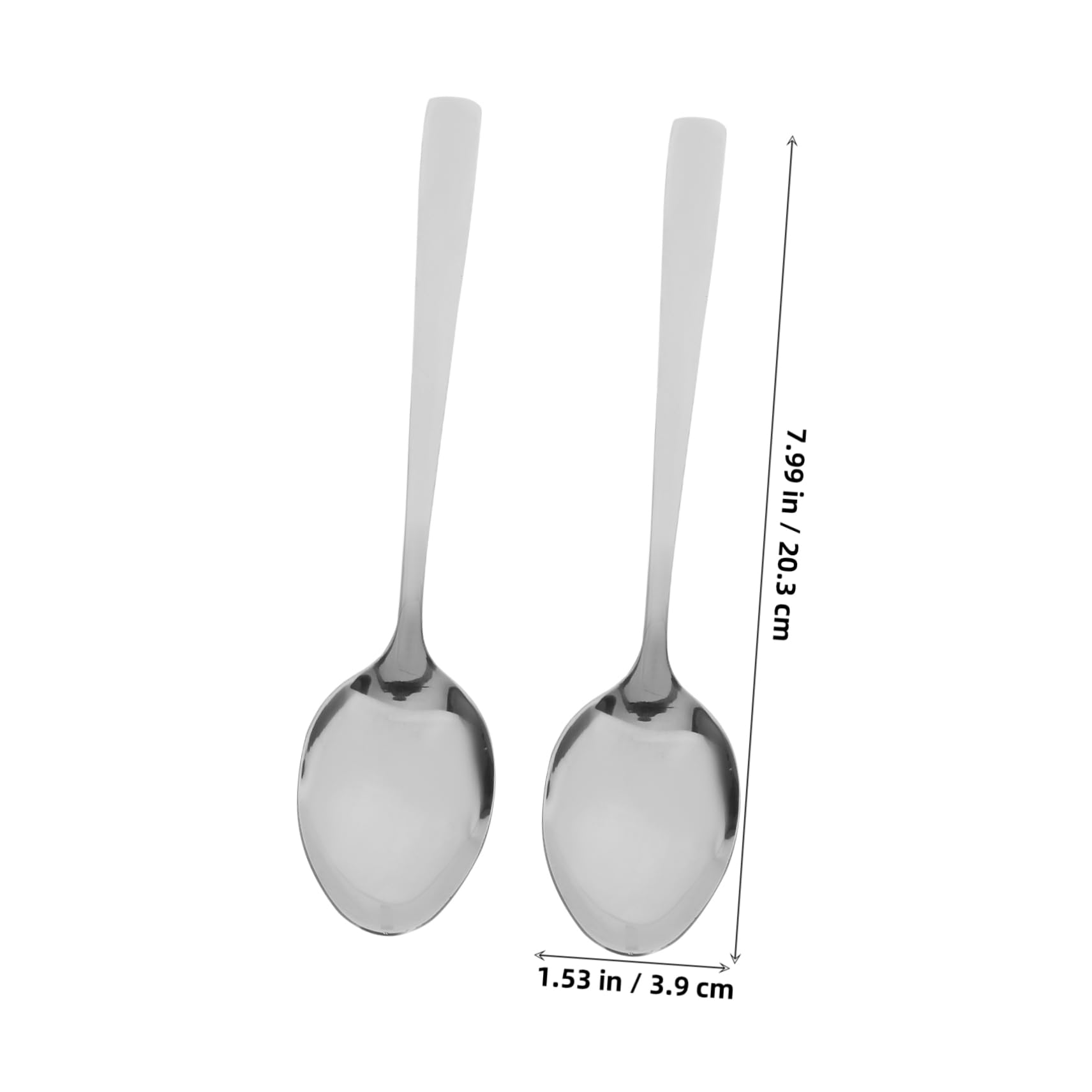 Ipetboom 12pezzi Cucchiai Da Tavola in Acciaio Inox Cucchiai Per Cena in Da Dessert in Acciaio Inox Di in Da Tavola Per Mangiare