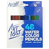 Watercolor Pencils 48-Colors - Aquarelle - Water-Soluble - Set of 48