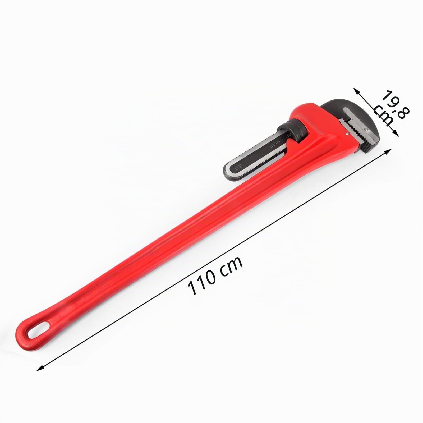 VEVOR Rohrzange Crimpzange Presszange 1295 mm, Stahl Rohrzange, Einstellbares Klempnerwerkzeug für Spüle, Wasserhahn, Toilettenschüssel, Bad, Küche, Abfluss, Reparatur, Installation