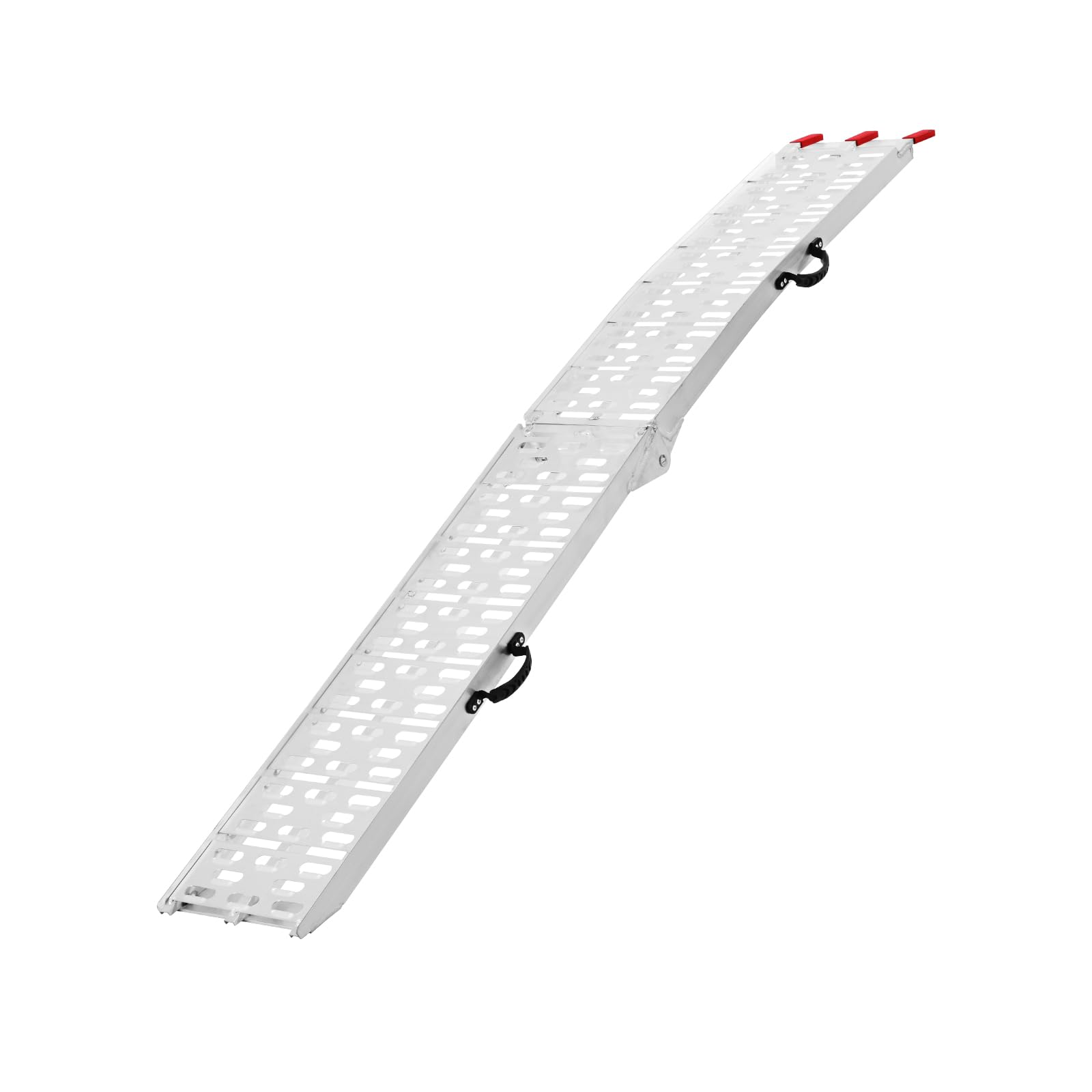 VEVOR Rampas de Aluminio Capacidad Carga 340 kg 1 Pieza Rampas Resistentes 2285 x 305 x 50 mm Rampa de Carga Estable Universal con Asas, Aptas para ATV, UTV, Motocicletas, Bicicletas Eléctricas