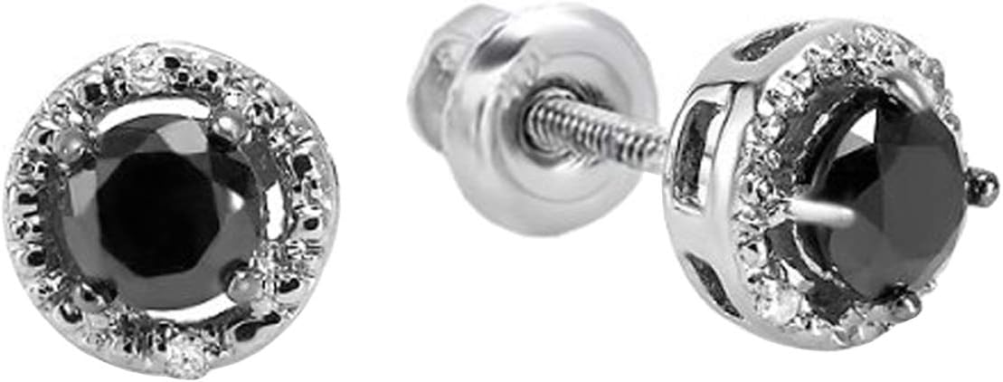 Black & White Diamond Studs