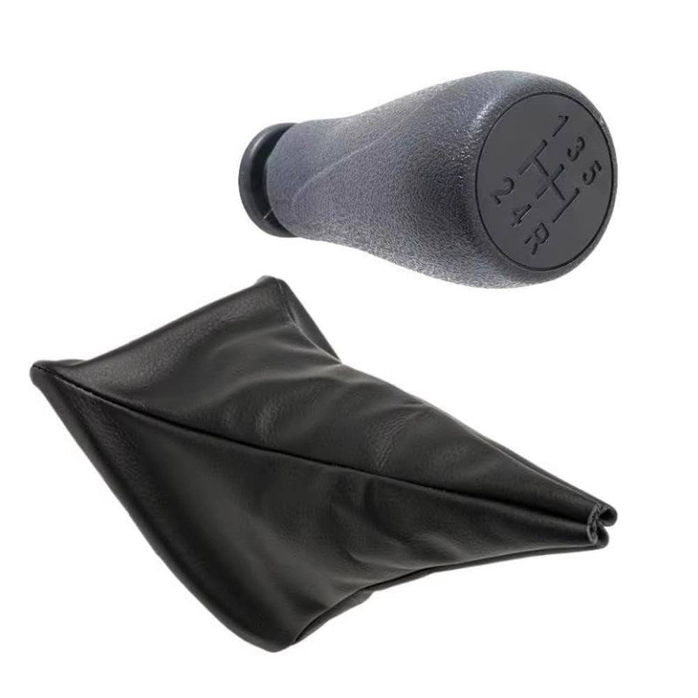 POANBCGY Gear Shift Knob for Fiat Fiorino 2016-2021 Auto Parts(2Pcs Combo)