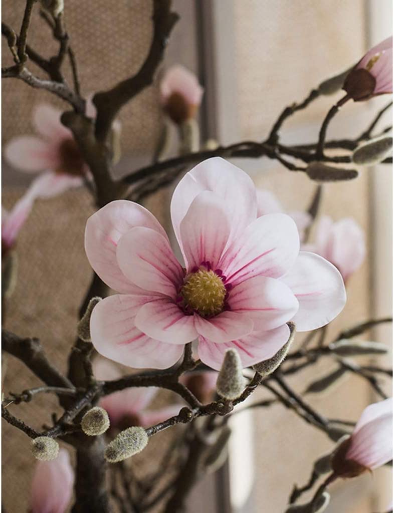 Fake Trees Sztuczne Drzewo Magnolia Dekoracja Domu Sztuczna Zielona Roślina Bonsai Rośliny Duża(170cm)