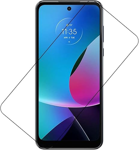 Miniatura 6 de UPONEW Paquete de 2 Protector de pantalla de vidrio templado Frontier Protector protector para Motorola Moto G Play 2023