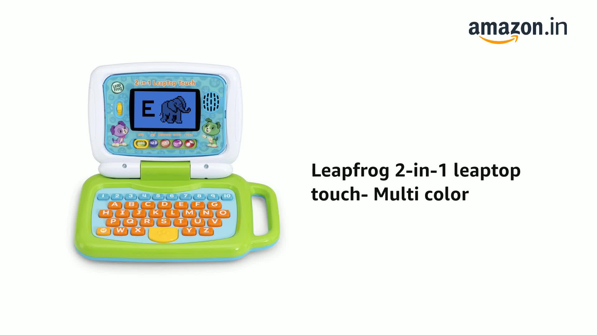 LeapFrog Kid 2-In-1 Leaptop Touch- Multi Color Educational