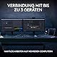 Logitech MX Keys S Plus kabellose Tastatur, Low Profile, Fluid Quiet Typing, Programmable, Backlighting, Bluetooth, Rechargeable, für Windows PC/Linux/Chrome/Mac- Graphit, Deutsches QWERTZ-Layout