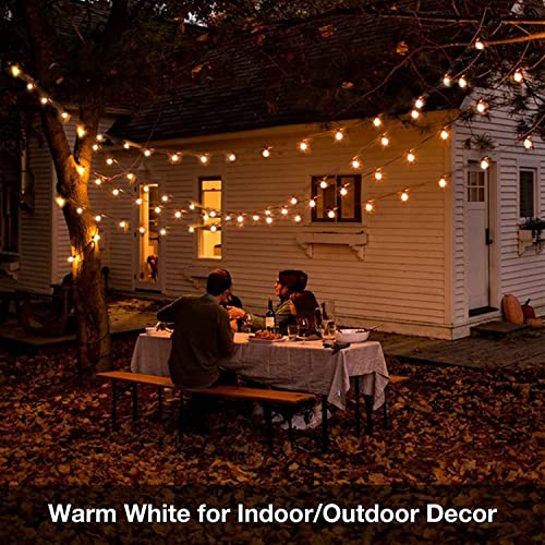 WOOLUCK Catena Luminosa Esterno,7,6M G40 LED Luci