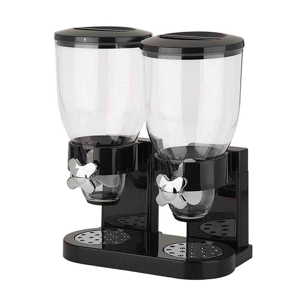 Boîte de Rangement Multifonctionnelle Double pour Céréales, Avoine, Idéale pour La Cuisine.