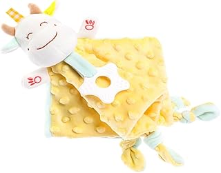 Hohopeti Toalha Calmante De Babar Cobertores De Bebê De Pelúcia Cobertor De Segurança De Bebê Etiqueta Brinquedos Para Bebês Mordedor De Bebê Animal De Pelúcia Mordedor De Bebê Apaziguar