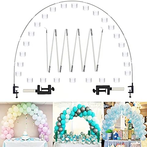 Table Balloon Arch Kit 13Ft Adjustable Balloon Arch Stand Party Backdrop Decoration Tools for Birthday Children's Day Christmas Cover
