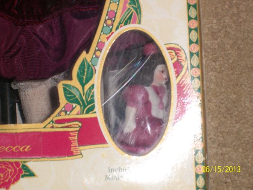 Victorian Collection Limited Collector's 1995 Edition Rebecca by Melissa Jane Genuine Porcelain Doll (Includes Matching Miniature Ornament)