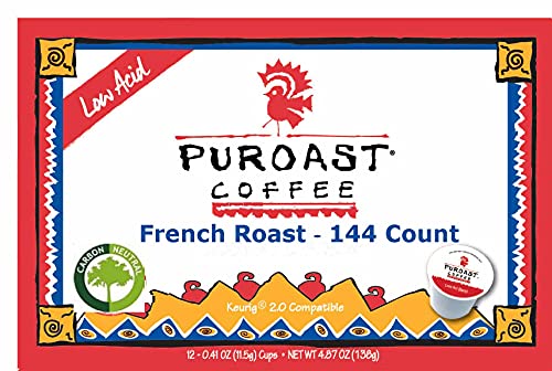 Puroast Coffee Puroast Low Acid Coffee French Roast Single Serve Compatible With Keurig Brewers cover