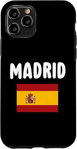 iPhone 11 Pro Madrid Spain Souvenir Spanish Flag Vacation Espana Case