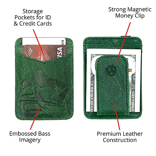 WEBER'S PREMIER LEATHER – Pursuit Series – Full Grain Leather Wallet for Men - Front Pocket Money Clip & RFID Blocking2