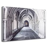 GP TONER Wanddekoration Kunstdruck modern Wandbilder Leinwanddruck Arches Gebäudearchitektur 90x60 cm