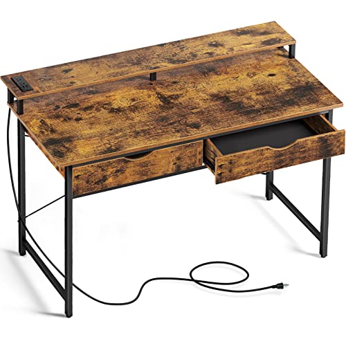 Rolanstar 47" Desk with Integrated Power