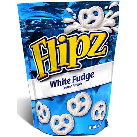 Flipz Pretzels, White Fudge, 5 oz Packages (Pack of 12) Cover