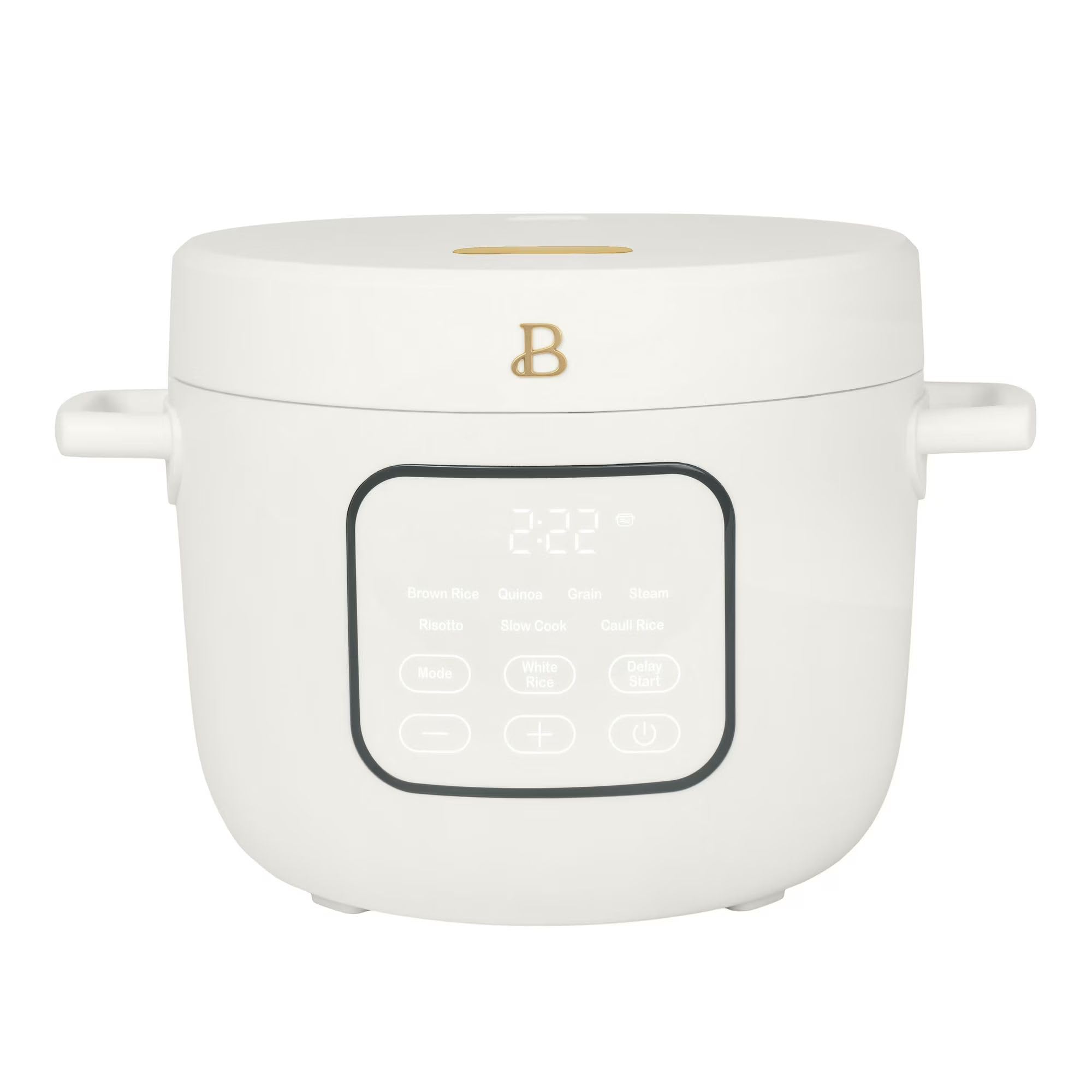 Beautiful 14-Cup Electric Rice Cooker with Automatic Keep Warm and Removable Nonstick Pot for Home Cooking White