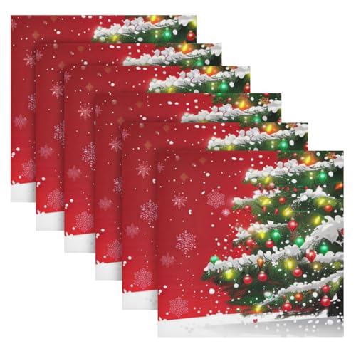 Servilletas de Tela Navidad Multicolor Pack 6 miniatura 2