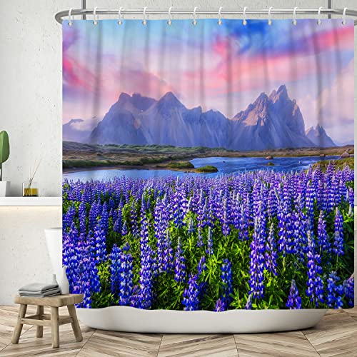 ASDCXZ Landscape Shower Curtain 180x200 cm
