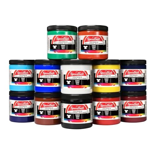 Speedball Fabric Screen Printing Ink Set
