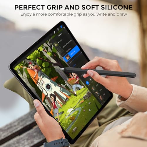AhaStyle 2 Pack Apple Pencil (USB-C) Case 2023 Silicone Cover - image 6