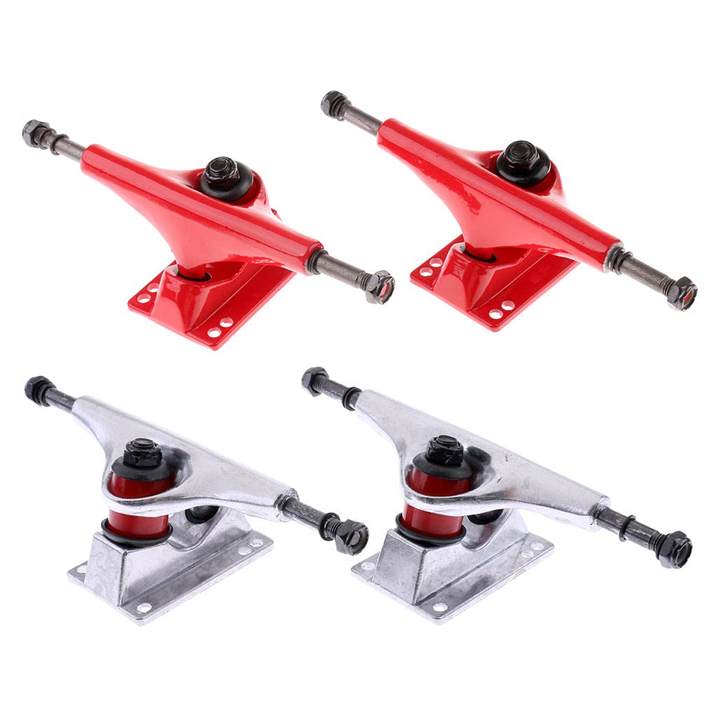 Milageto 2 piezas de 5 pulgadas Pro Skateboard Trucks – Camión de repuesto para monopatín