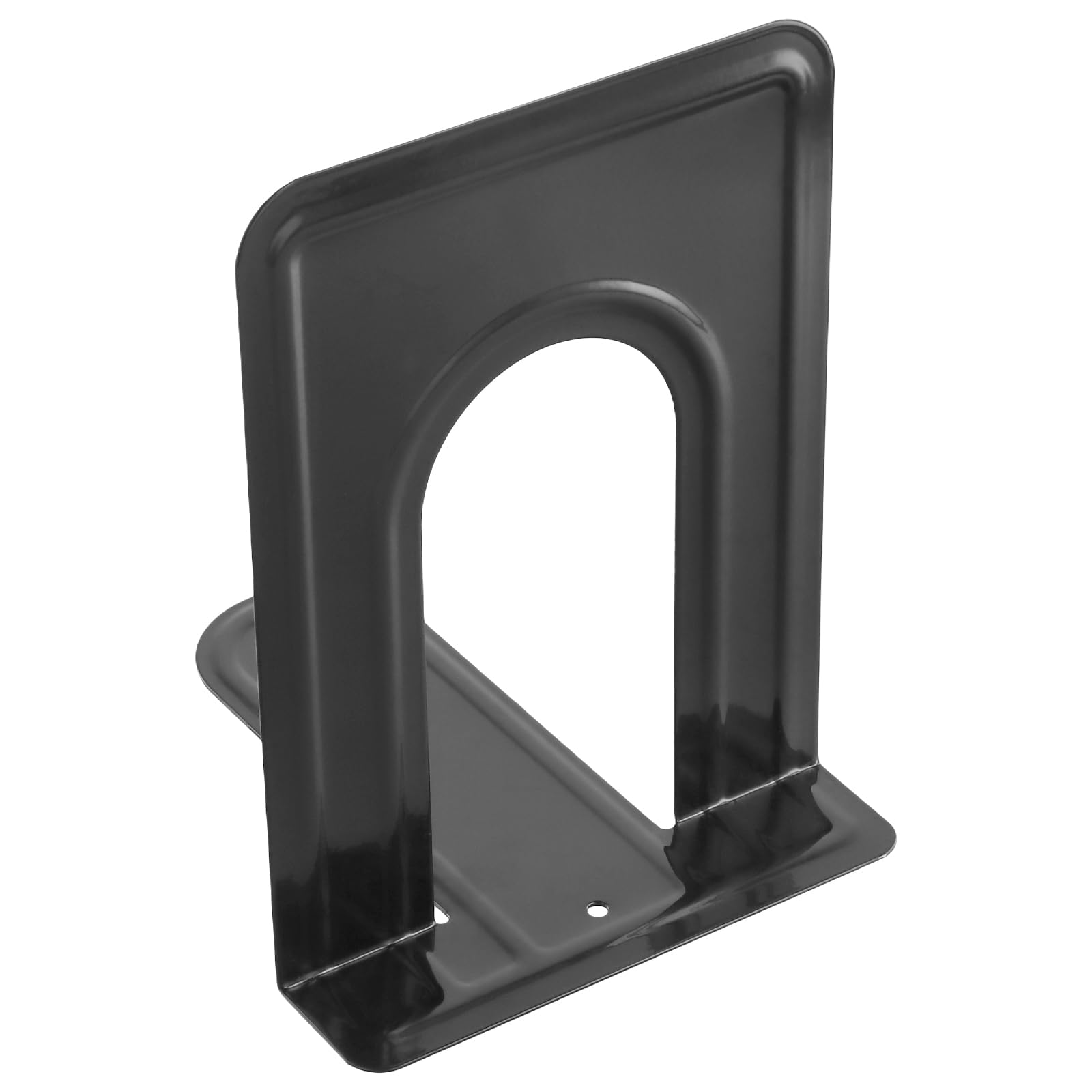 fermalibri neri in acciaio laminato a freddo 12,6 x 14,8 x 17 cm per scaffali librerie