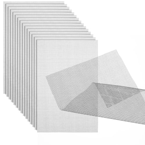 YBEATY 15 Stück Blumentopf Mesh Pad Bonsai Abdecknetz Aus Glasfasern Pflanzkübel Blumentopf Drainage Mesh für Garten Outdoor Bonsai Pflanzkübel Pflanzen Untersetzer (20x30cm)