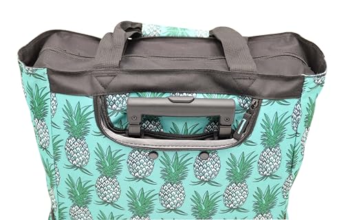 Multi-Purpose Rolling Tote-Pineapple4