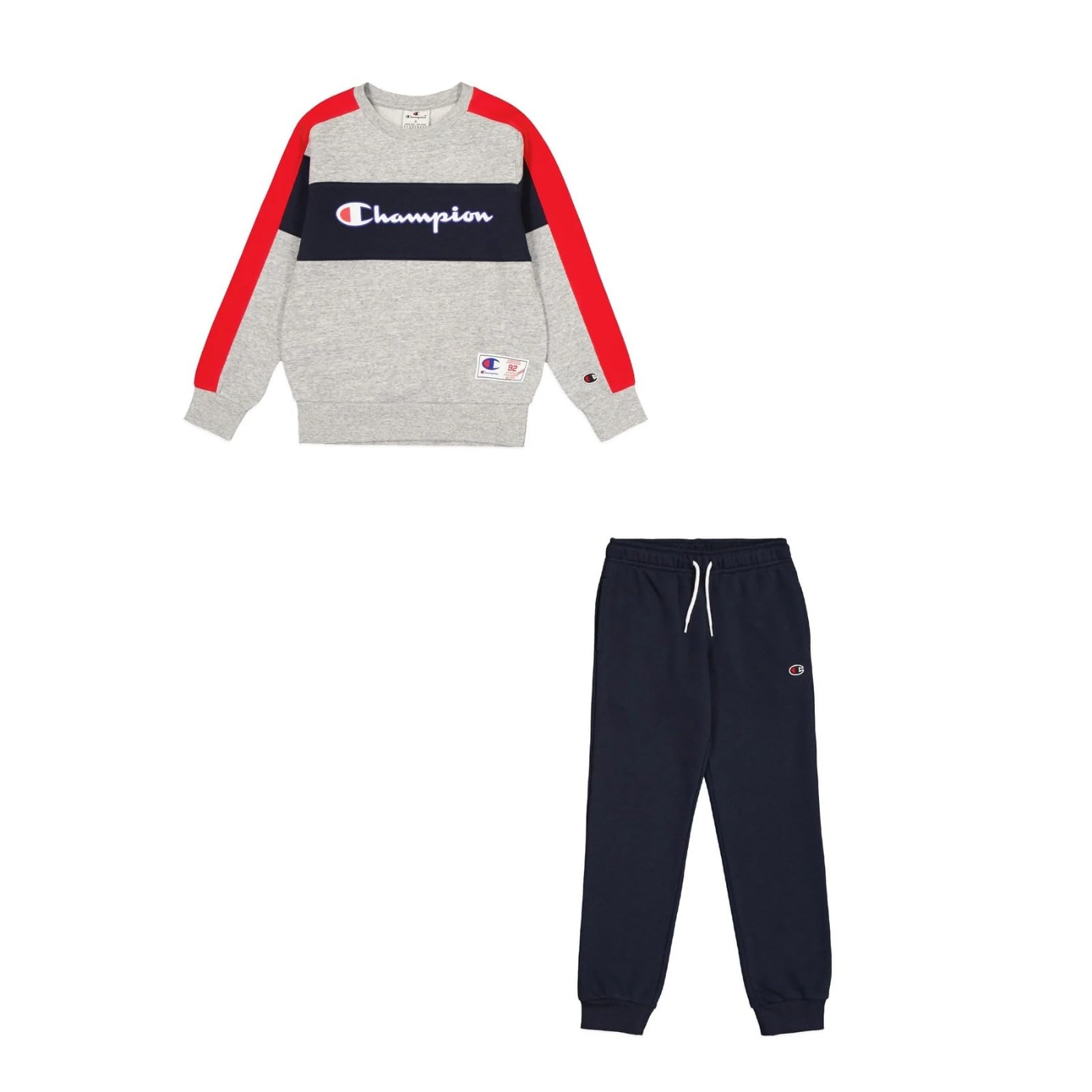 ChampionBoys Legacy Retro Sport B (306862) - Ultralight Soft Compact Powerblend Fleece Crewneck tracksuit children