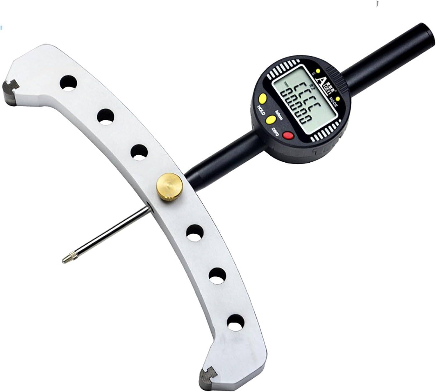 Digitales Radiusmessgerät, 200 mm Messbacke, hohe Genauigkeit mit Datenübertragungsfunktion und LCD-Display für mechanische Teile und Holzformen