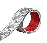 ITTA 2-1/2 inch x 10 feet Flexible Molding Trim Self Adhesive, Peel and Stick Caulk Trim Crown Moldi